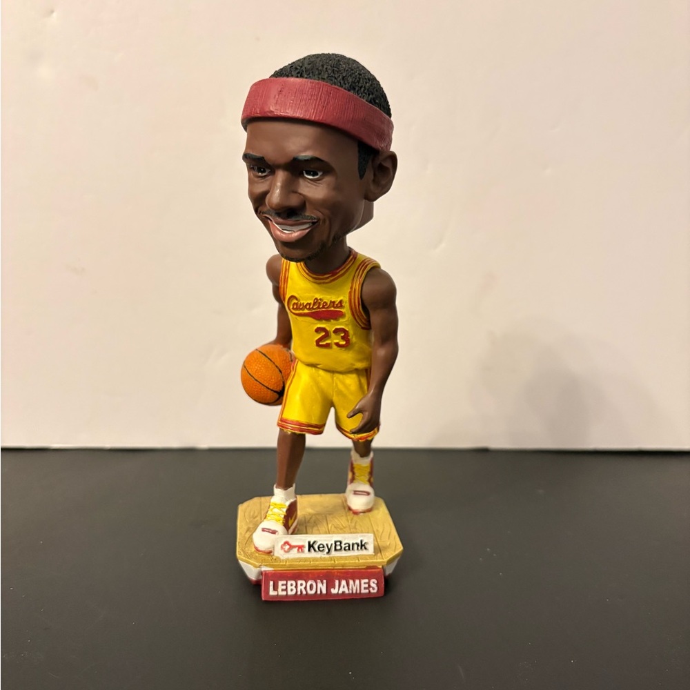 LeBron James Bobblehead with Basketball